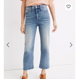 Madewell Slim Wide Legs in Reggie Wash